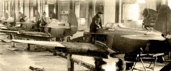 Сборка истребителей Як-3